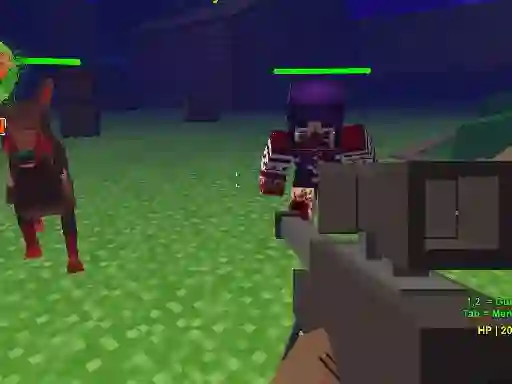 Logħba Pixel Zombie Suvival Toonfare onlajn