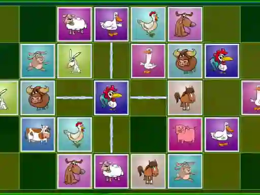 Logħba Farm animals matching puzzles onlajn