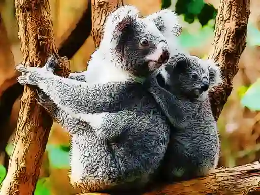 Logħba Cute Baby Koala Bear onlajn