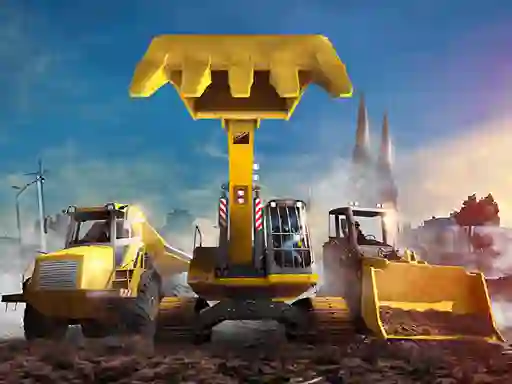 Logħba Excavator Simulator 3D onlajn