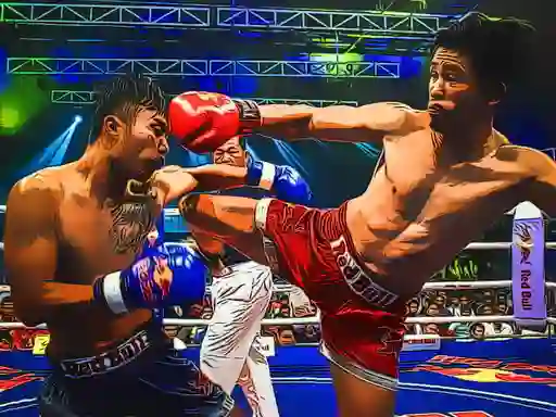 Logħba MuayThai Fighters Jigsaw onlajn