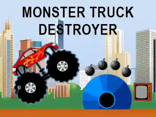 Logħba Monster truck destroyer onlajn