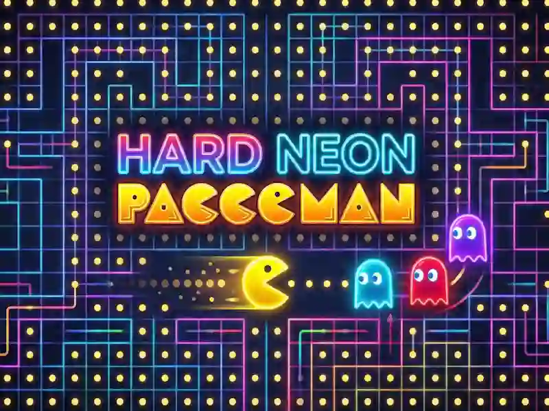 Logħba hard neon paccoman onlajn