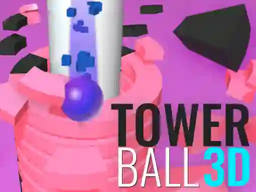 Logħba Tower Ball 3d onlajn