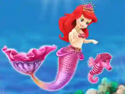 Logħba Baby Mermaid Princess Dress Up onlajn