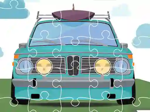 Logħba Retro Cars Jigsaw onlajn