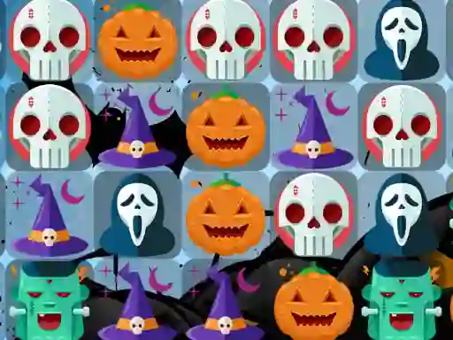 Logħba Scary Halloween Match 3 onlajn