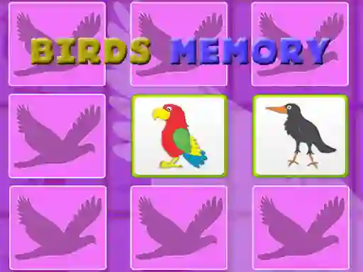 Logħba Kids Memory With Birds onlajn