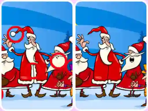 Logħba Christmas Photo Differences-2 onlajn