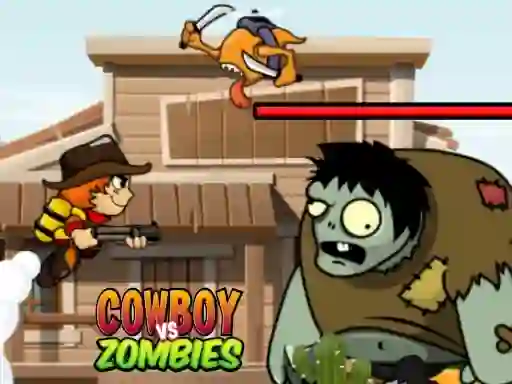 Logħba Cowboy vs Zombies onlajn