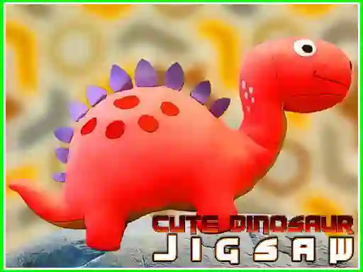 Logħba Cute Dinosaur Jigsaw onlajn