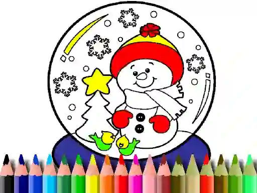 Logħba Back To School: Christmas Coloring Book onlajn