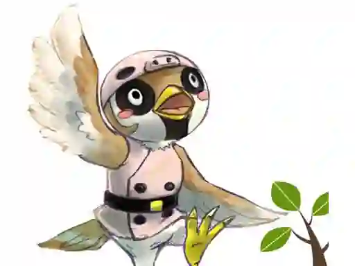 Logħba Sparrow Flappy onlajn