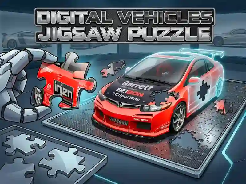 Logħba Digital Vehicles Jigsaw Puzzle onlajn