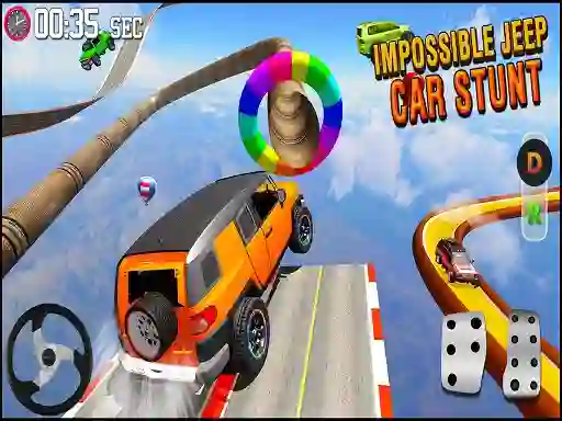Logħba GT Jeep Impossible Mega Dangerous Track onlajn
