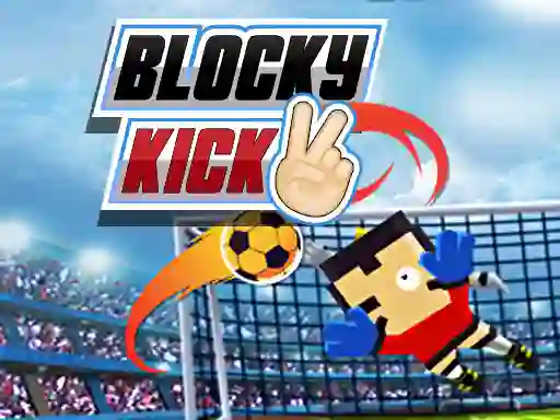 Logħba Blocky Kick 2 onlajn