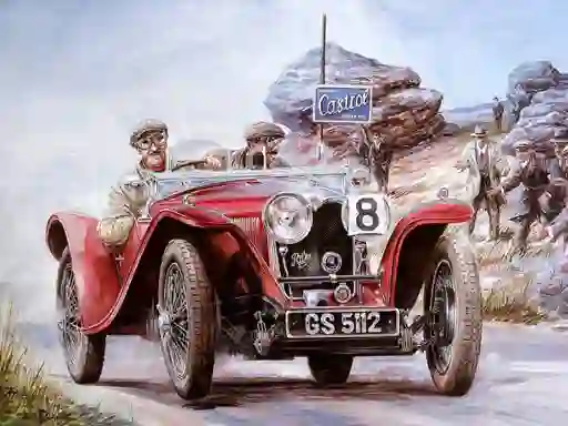 Logħba Vintage Cars Puzzle onlajn