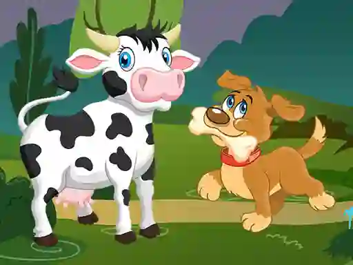 Logħba Domestic Animals Memory onlajn