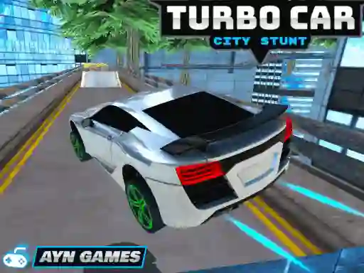 Logħba Turbo Car City Stunt onlajn