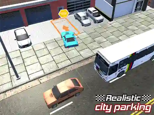 Logħba Realistic City Parking onlajn