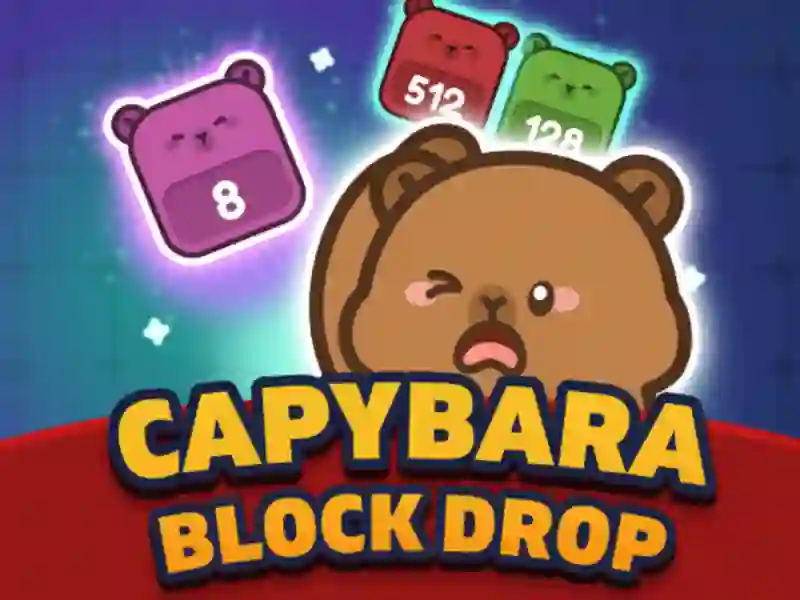 Logħba Capybara Block Drop onlajn