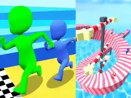 Logħba Stickman Racing 3D onlajn