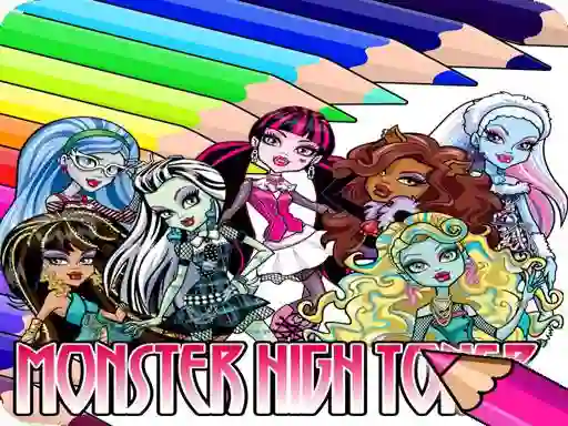 Logħba Coloring Book for Monster High onlajn