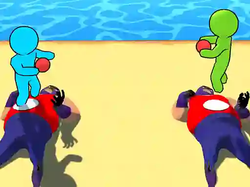 Logħba Dodge Ball Jump onlajn