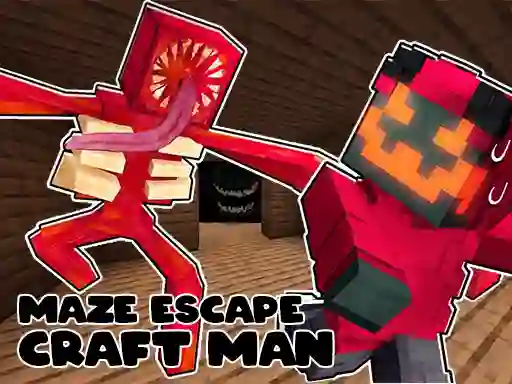 Logħba Maze Escape: Craft Man onlajn