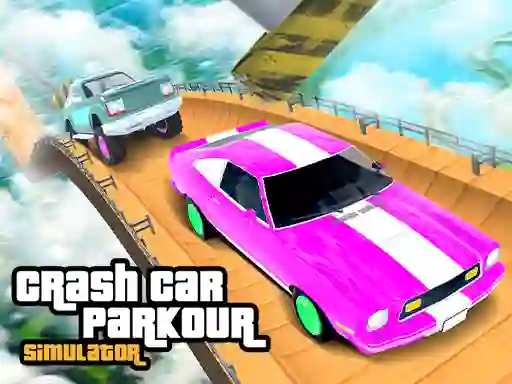 Logħba Crash Car Parkour Simulator onlajn