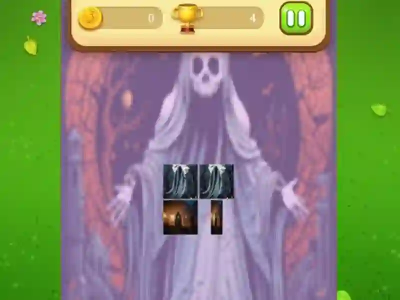 Logħba Ghost Memory Match onlajn