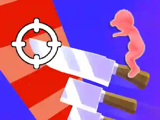 Logħba Throw Knife 3D onlajn