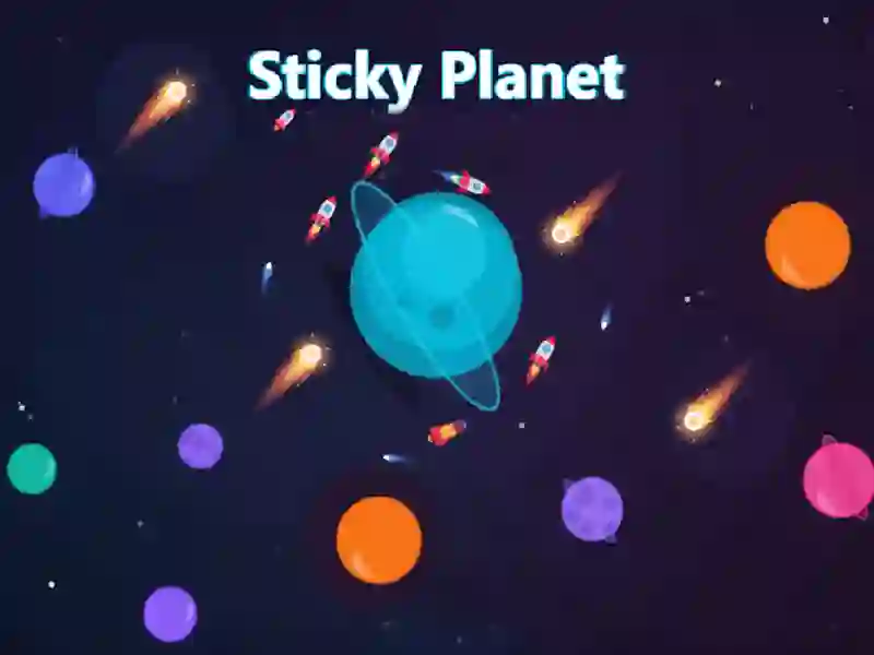 Logħba Sticky Planet onlajn
