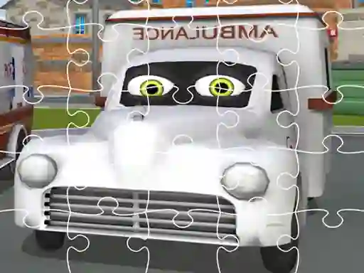 Logħba Ambulance Trucks Jigsaw onlajn
