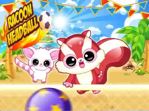 Logħba Racoon Headball onlajn