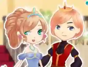 Logħba Rromantic royal couple onlajn