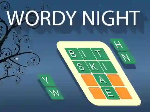 Logħba Wordy Night onlajn