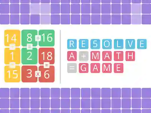 Logħba Resolve a math game onlajn