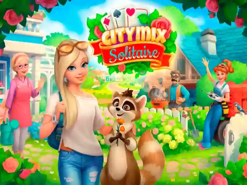 Logħba City Mix Solitaire onlajn