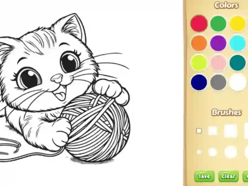 Logħba Cat Coloring Book onlajn