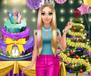 Logħba Blondie Winter Party onlajn