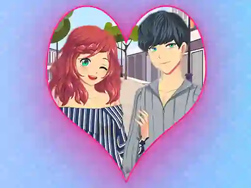 Logħba Romantic Anime Couples Dress Up Game onlajn