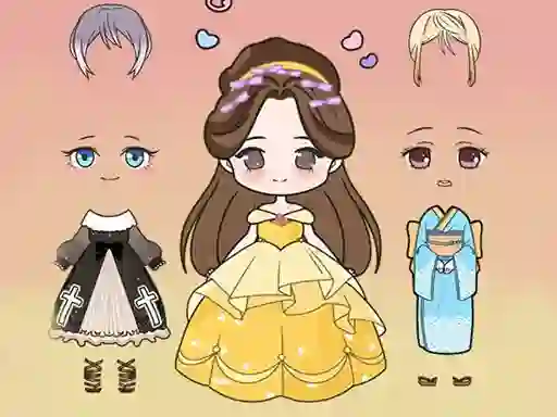 Logħba Vivi Doll Dress Up onlajn