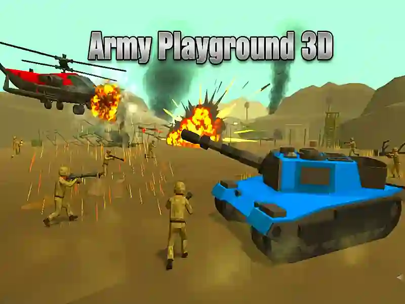 Logħba Army Playground 3D onlajn