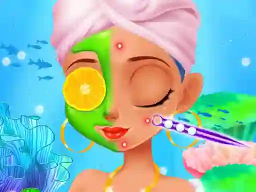 Logħba Mermaid Games Princess Makeup onlajn