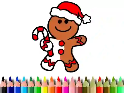 Logħba Back To School: Christmas Cookies Coloring onlajn