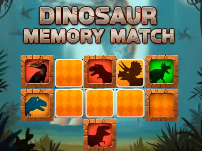 Logħba Dinosaur Memory Match onlajn