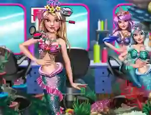 Logħba Mermaid Princess Beauty Salon onlajn