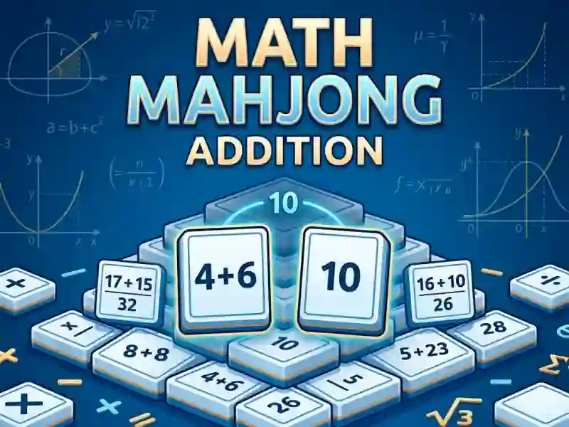 Logħba Math Mahjong Addition onlajn