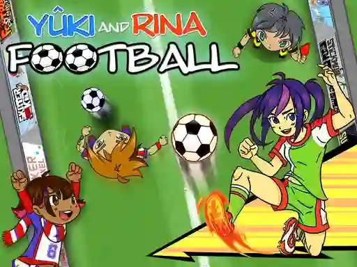 Logħba Yuki and Rina Football onlajn